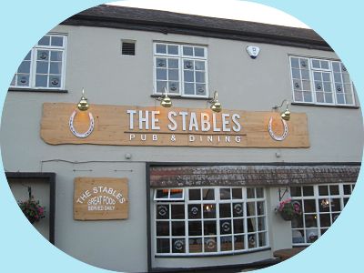 Front View 2 The Stables pub.